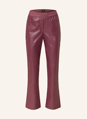 Monari Hose In Lederoptik rot