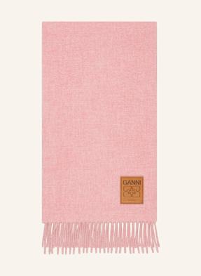 Ganni Schal rosa