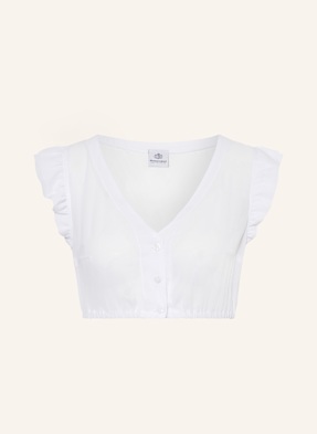 Hammerschmid Dirndl Halenka Hanny S Volánky bílá
