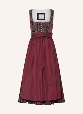 Hammerschmid Dirndl Pillersee tmavě červená / světle červená