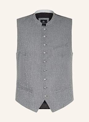 Hammerschmid Krojová Vesta Fabian Slim Fit šedá / černá / světle šedá