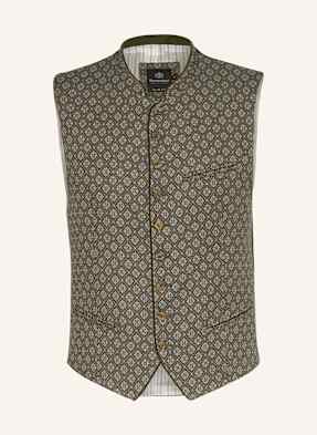 Hammerschmid Krojová Vesta Roman Slim Fit zelená