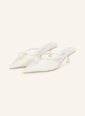Jimmy Choo Mules Sana bílá