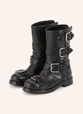 Dolce & Gabbana Biker Boots schwarz