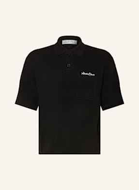 About:Blank Polokošile Z Piké Relaxed Fit černá