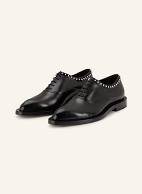 Jil Sander Šněrovadla S Nýty černá