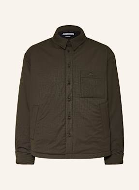 Jacquemus Svrchní Košile La Chemise Boulanger khaki