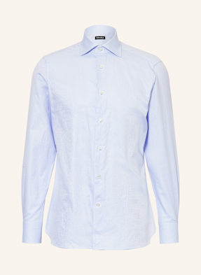 Zegna Košile Slim Fit tmavě modrá