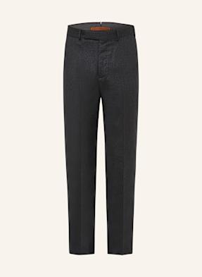 Zegna Kalhoty Slim Fit tmavě šedá