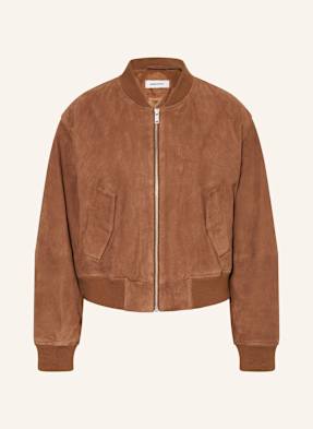 Darling Harbour Lederjacke braun