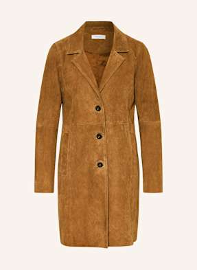 Darling Harbour Ledermantel braun
