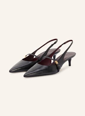 Tory Burch Slingpumps S Otevřenou Patou černá