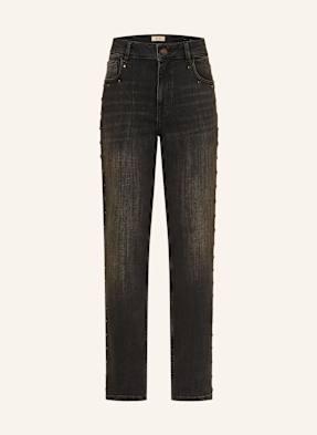 Mos Mosh Straight Džíny Mmrachel Coroni S Nýty 801 black