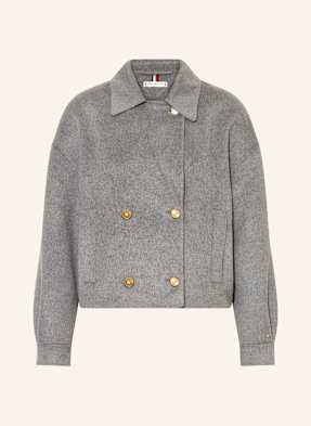 Tommy Hilfiger Caban Kabát šedá