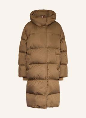 Tommy Hilfiger Péřový Kabát černošedá
