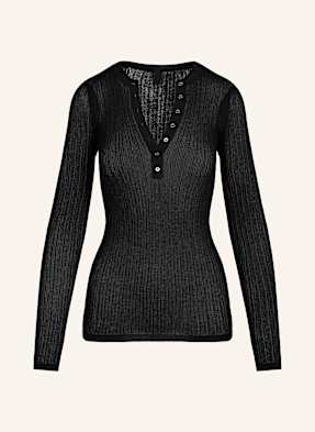Skims Pohodlné Domácí Tričko Sheer Knit onyx