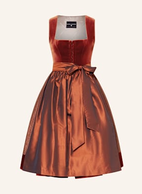 Kinga Mathe Dirndl Tuzla S Třpytivou Přízí hnědá
