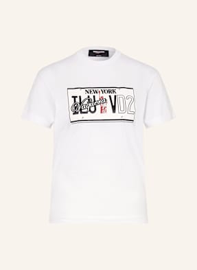dsquared2 Tričko Vaquera bílá