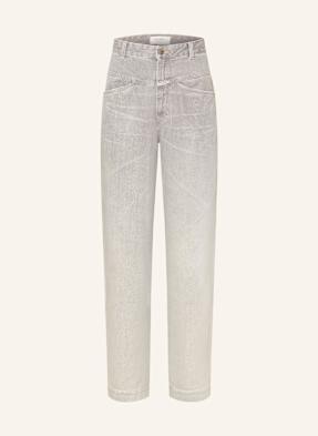 Closed Wide Leg Džíny Deni-X 152 rock grey