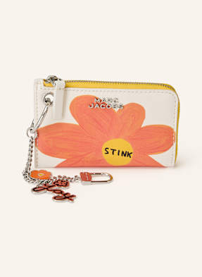 Marc Jacobs Geldbörse The Coin Purse Charms Flower weiss