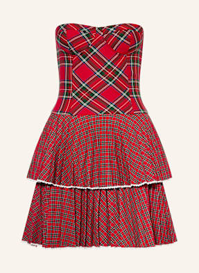 Tommy Jeans Šaty S Odhalenými Rameny xlf ornamental red