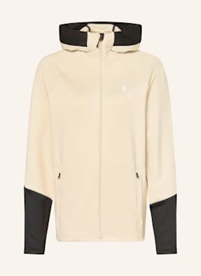 Peak Performance Střední Vrstva Bundy Rider Zip Hood režná / černá