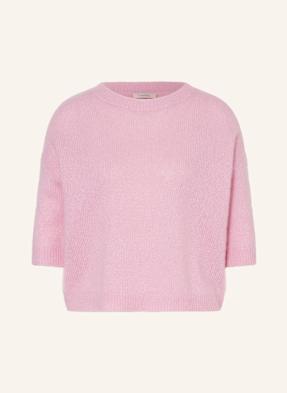 Lilienfels Cashmere-Pullover Mit 3/4-Arm rosa