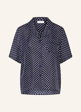 Darling Harbour Blusenshirt Mit Seide blau