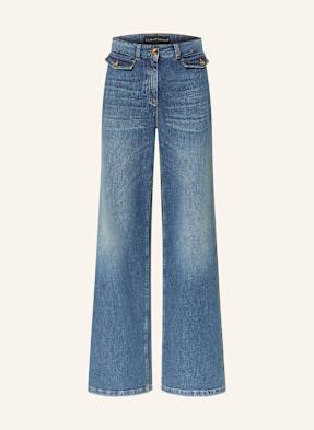 Luisa Cerano Wide Leg Jeans blau