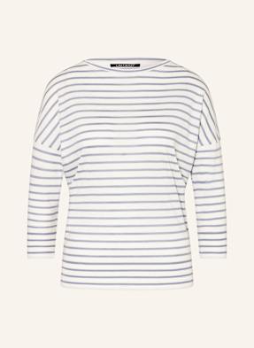 Luisa Cerano Tričko S 3/4 Rukávem černošedá / bílá