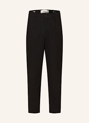 Goldgarn Denim Chino Kalhoty Neckarstadt Relaxed Fit černá