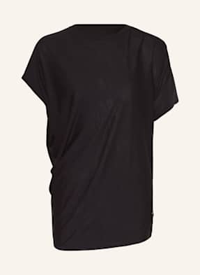 Super.Natural Tričko Yoga Loose S Merino Vlnou černá