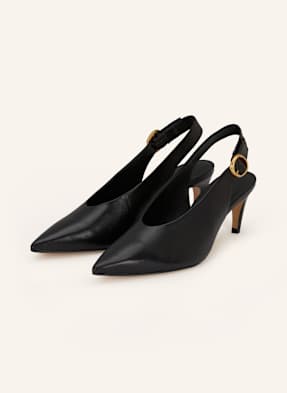 Carrano Slingpumps S Otevřenou Patou černá