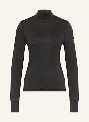 Super.Natural Tričko S Dlouhým Rukávem Tundra 175 Turtleneck S Merino Vlnou černá