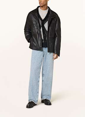 Alkan All Saints Herren Lederjacke AllSaints RHONE Lederjacke