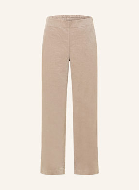 Marc O'polo Marlenehose Aus Samt beige