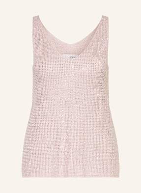 Joseph Ribkoff Stricktop Mit Schmucksteinen rosa