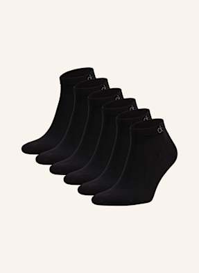 Calvin Klein 6er-Pack Sneakersocken schwarz