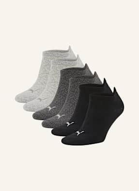Puma Sneaker Ponožky, 6 Párů V Balení tmavě šedá / šedá