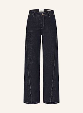 Opus Wide Leg Jeans Miva blau