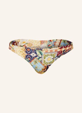 Watercult Basic Bikinové Kalhotky Treasured Trove tmavě žlutá / tmavě červená / zelená