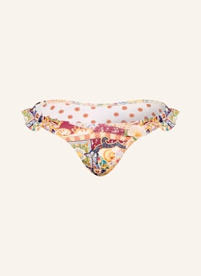 Watercult Basic Bikinové Kalhotky Treasured Trove tmavě žlutá / tmavě červená / zelená