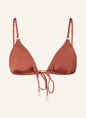 Watercult Trojúhelníkové Bikiny Crafted Essentials tmavě červená