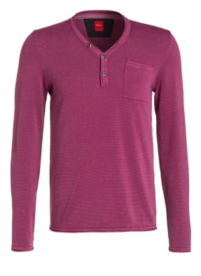 s.Oliver RED Henley-Pullover