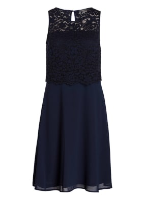 ESPRIT Collection Kleid mit Spitzenbesatz