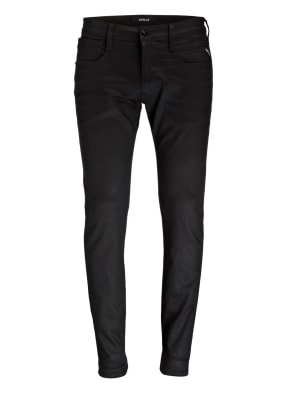REPLAY Coated-Jeans ANBASS HYPERFLEX Slim Fit