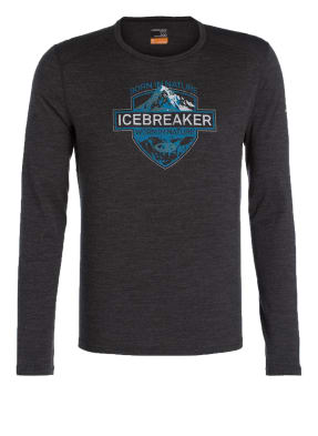 icebreaker Funktionswäsche-Shirt OASIS CREWE ALPINE aus Merinowolle