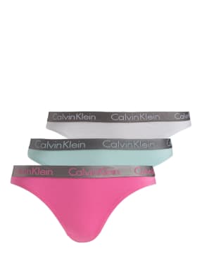 Calvin Klein 3er-Pack Strings RADIANT COTTON