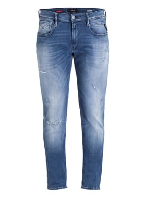 REPLAY Destroyed-Jeans ANBASS HYPERFLEX Slim Fit