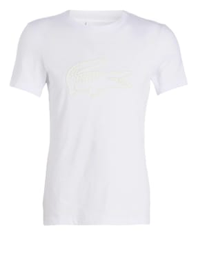 LACOSTE T-Shirt mit monochromem Label-Print